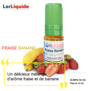 E-liquide Fraise-Banane LorLiquide