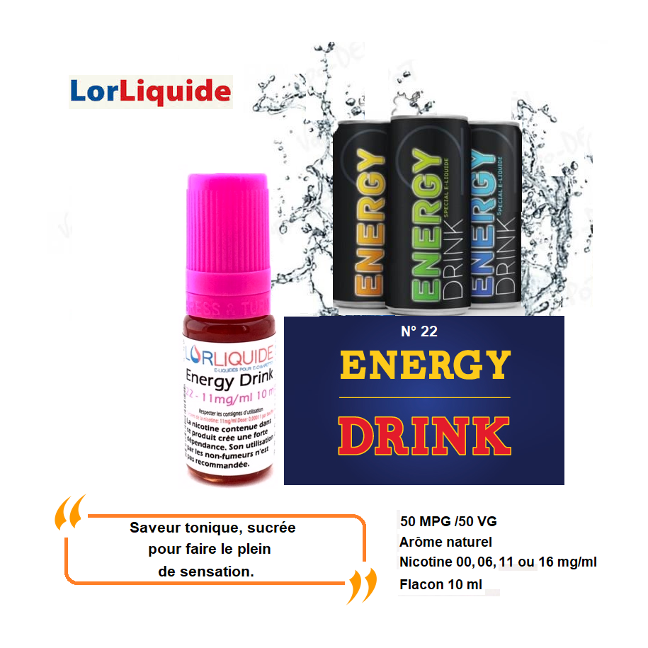 E-liquide Energy Drink Lor Liquide