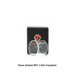 Tube Pyrex (réservoir) pour Gotank MTL Fumytech