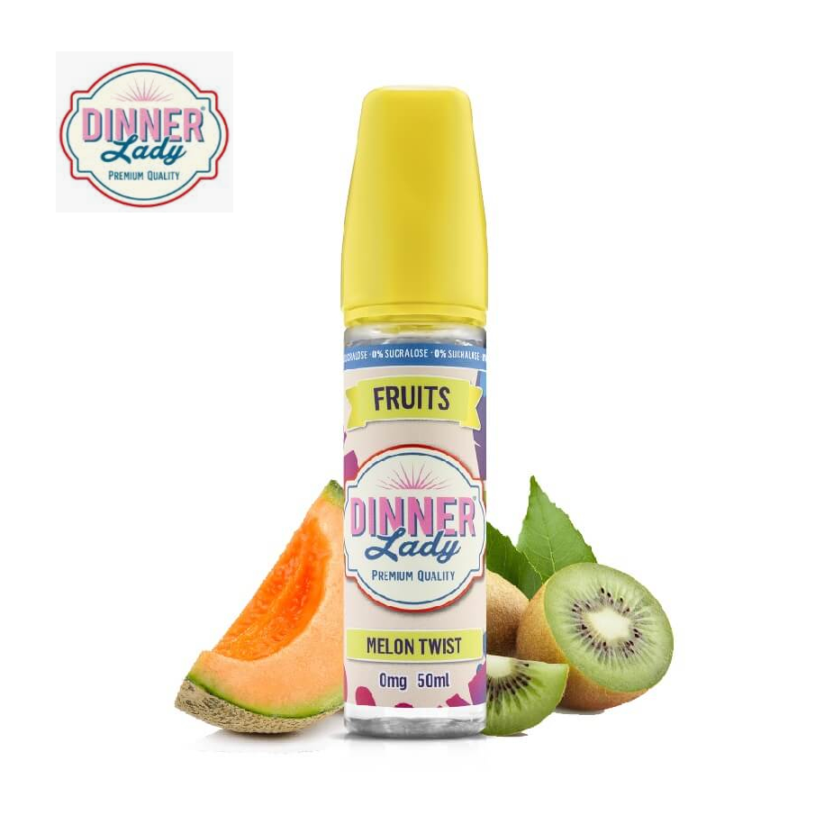 Melon Twist 50ml 0% Sucralose - Dinner Lady