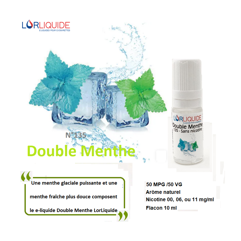 E-liquide Double Menthe LorLiquide